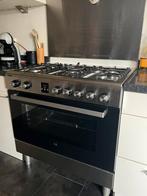 Etna FG190RVS gasfornuis 90 cm, Ophalen, 60 cm of meer, 4 kookzones, Zo goed als nieuw