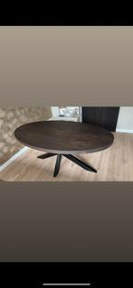 Ovale mangohouten eettafel, Huis en Inrichting, Tafels | Eettafels, 100 tot 150 cm, 200 cm of meer, Ophalen of Verzenden, Zo goed als nieuw