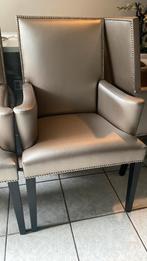 Eric Kuster eetkamer stoelen champagnekleur hotel chique, Huis en Inrichting, Vijf, Zes of meer stoelen, Stof, Zo goed als nieuw