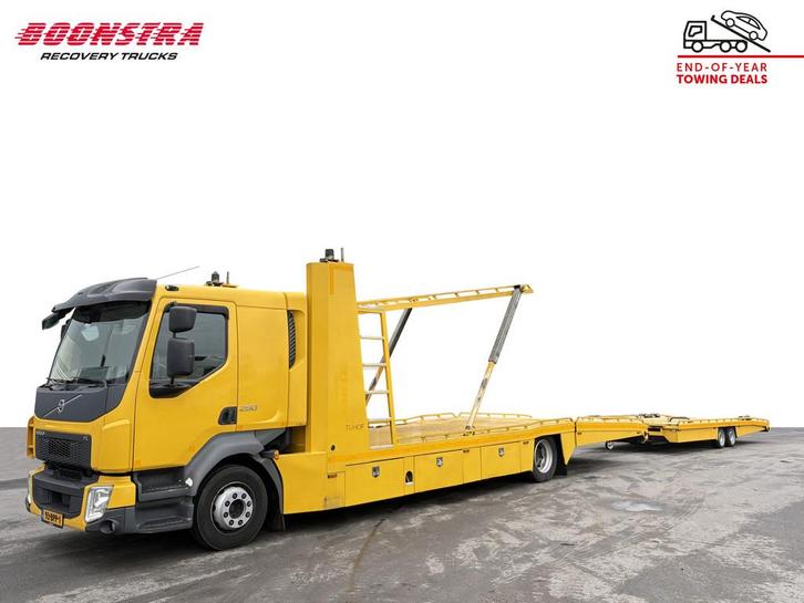 Volvo FL 250 Tijhof 3 lader + TA35-ANN aanhanger Winde Autot, Auto's, Vrachtwagens, Bedrijf, Te koop, ABS, Airconditioning, Centrale vergrendeling
