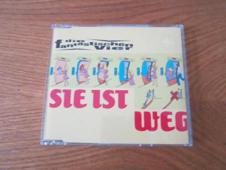 Die Fantastischen Vier ‎- Sie Ist Weg 1995 EU Maxi CD Single, Cd's en Dvd's, Cd Singles, Zo goed als nieuw, Hiphop en Rap, 1 single