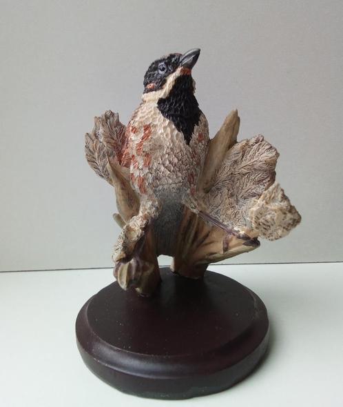 De Rietgors - Vogel Beeldje - Eaglemoss, Verzamelen, Dierenverzamelingen, Zo goed als nieuw, Beeldje of Figuurtje, Vogel, Ophalen of Verzenden