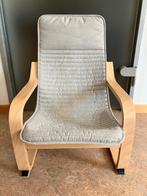 Poang, kinderstoel/fauteuil met extra hoes, beige, NIEUW!, Huis en Inrichting, Fauteuils, Ophalen, Hout, Nieuw, 75 tot 100 cm