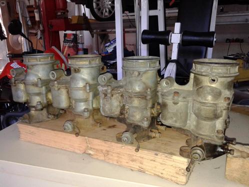 4 holley 94 carbs flathead v8 hotrod stromberg alternatief, Auto-onderdelen, Motor en Toebehoren, Amerikaanse onderdelen, Ford