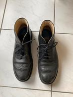 Heren schoenen (half hoge leren ), maat 11, Merk TOM, Zwart, TOM, Ophalen of Verzenden, Zo goed als nieuw