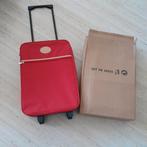 Nieuwe Rode Trolley, koffertje op wieltjes     5 euro, Sieraden, Tassen en Uiterlijk, Koffers, Overige materialen, Wieltjes, Nieuw