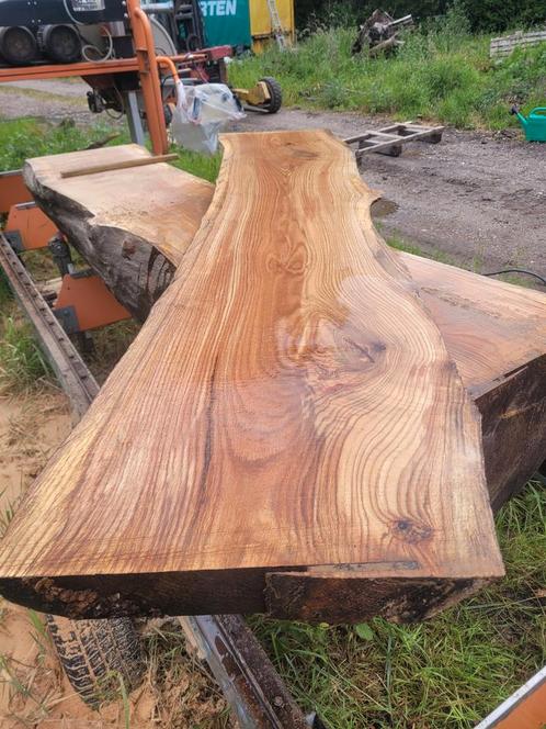 Schaaldeel boomplank sidetabel  AMERIKAANS EIK AANBIEDING, Doe-het-zelf en Verbouw, Hout en Planken, Nieuw, Plank, Eiken, Ophalen of Verzenden