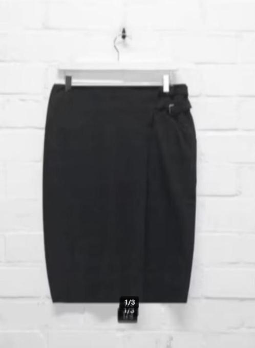 JAPANTKY - Travel stof rok maat S - Nieuw €159,95, Kleding | Dames, Rokken, Nieuw, Maat 36 (S), Zwart, Boven de knie, Ophalen of Verzenden