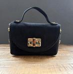 Nieuwe dames tas zwart suède, Sieraden, Tassen en Uiterlijk, Tassen | Schoudertassen, Zwart, Nieuw, Leer, De Tassenbaas