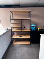 Eiken boek kast rek keuken rek, Ophalen, Zo goed als nieuw, 25 tot 50 cm, Minder dan 150 cm