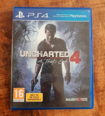 Uncharted 4 a Thief's End - PS4 beschikbaar voor biedingen