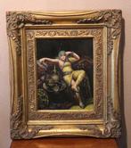 Oriëntalistisch olieverfpaneel, Ophalen of Verzenden