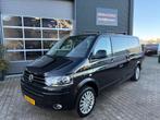 Volkswagen Transporter 2.0 TDI L2H1 Dubbele Cabine, Auto's, Euro 5, Stof, Gebruikt, Zwart
