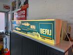Vintage BERU Reclame Lichtbak - Garage Decoratie, Ophalen, Gebruikt, ., .