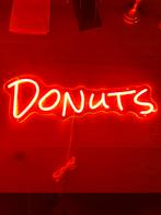 LED Neon Bord DONUTS, Ophalen of Verzenden, Nieuw, Neon