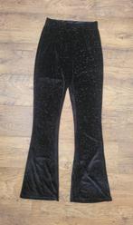 NIEUW Colourful Rebel flared legging velvet zwart met glitte, Kleding | Dames, Broeken en Pantalons, Zwart, Colourful Rebel, Nieuw