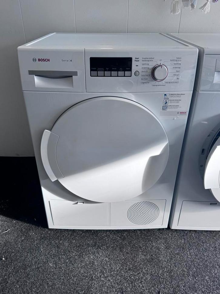 BOSCH CONDENSDROGER 8 KG met 1 jaar garantie, Witgoed en Apparatuur, Wasdrogers, Refurbished, Condens, Voorlader, 6 tot 8 kg, 85 tot 90 cm