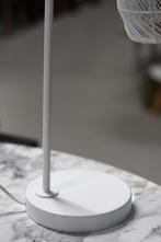Hippe witte metalen tafellamp Meya Light & Living draadlamp, Huis en Inrichting, Lampen | Tafellampen, Ophalen of Verzenden, Zo goed als nieuw