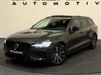 Volvo V60 2.0 T6 Plug-in hybrid AWD Ultra Dark PANORAMA ASSI, Auto's, Gebruikt, Leder, 750 kg, 5 stoelen