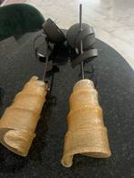 Twee leuke design wandlampen straluma, Ophalen, Gebruikt, Glas