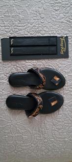 Terry Ray slippers leer, Ophalen of Verzenden, Zo goed als nieuw