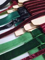 Mooi partijtje fluweelband en velours de panne, Hobby en Vrije tijd, Naaien en Fournituren, Ophalen of Verzenden, Nieuw, Lint, Band of Elastiek