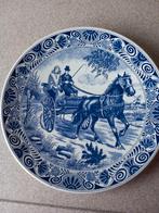 Delfts blauw wandbord, Antiek en Kunst, Ophalen of Verzenden