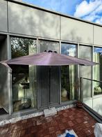 Halve Parasol voor Balkon met Voet, Tuin en Terras, Ophalen, 2 tot 3 meter, Stokparasol, Verstelbaar