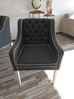 4 Eetkamerstoelen Eric Kuster stijl, Huis en Inrichting, Stoelen, Ophalen, Zo goed als nieuw, Grijs