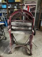 Antieke wringer mangel gietijzer decoratief, Antiek en Kunst, Ophalen