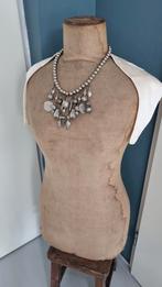 Brocante oude Franse paspop buste 82 cm hoog, Ophalen