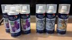 7 nieuwe Deco Craft spuitbussen, blanke lak en glitters (60), Ophalen of Verzenden, Nieuw, Lak