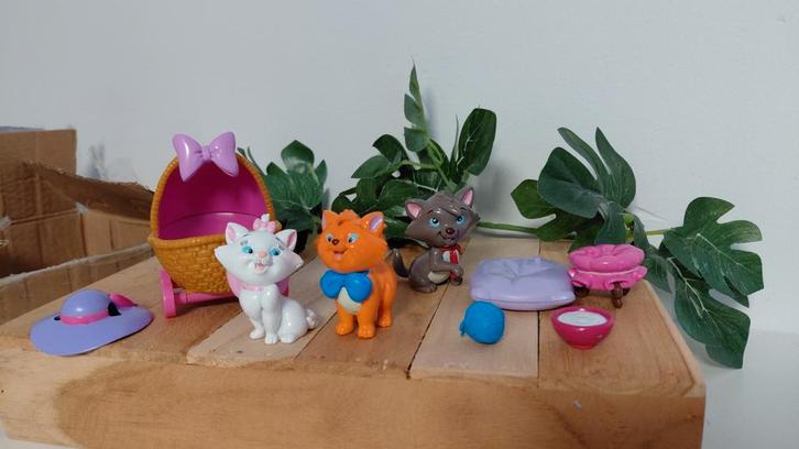 Aristocats Disney speelset, Verzamelen, Poppetjes en Figuurtjes, Zo goed als nieuw, Ophalen of Verzenden