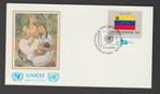 Verenigde Naties - FDC vlaggenserie - Venezuela - Unicef, Postzegels en Munten, Postzegels | Eerstedagenveloppen, Verzenden, Onbeschreven