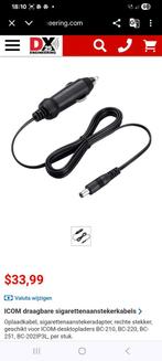 ICOM Sigarettenaansteker Kabel - CP-25H, Ophalen of Verzenden, Nieuw