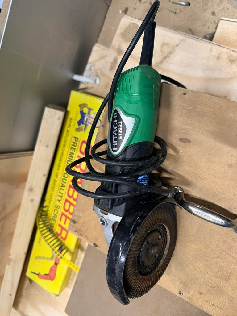 Hitachi G13SR3 Haakse Slijper - Gebruikt, Ophalen of Verzenden, Gebruikt