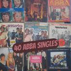 40 abba singles  ,IN 1 KOOP,, Ophalen of Verzenden, Gebruikt, Pop