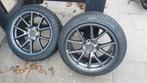 2 Gloednieuwe Tesla model 3 velgen met Pirelli winterbanden, Ophalen, 18 inch, Banden en Velgen, Nieuw