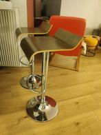 Set van 2 barkrukken, Huis en Inrichting, Barkrukken, Ophalen, In hoogte verstelbaar, 60 tot 90 cm, Zo goed als nieuw