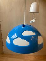 Ikea hanglamp kinderkamer, blauw met wolken, Lamp, Zo goed als nieuw, Ophalen