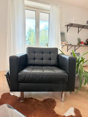 Ikea Landskrona Fauteuil Leren - afbeelding 2
