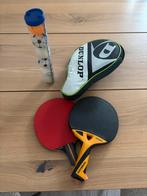 Tafeltennis set, Sport en Fitness, Tafeltennis, Ophalen of Verzenden, Zo goed als nieuw, Net, Batje(s) of Balletje(s)
