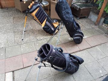 IZZO Golf Bag Golf tas en 2 zwarte bags. Prijs is per stuk! beschikbaar voor biedingen