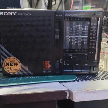Defecte Sony ICF-7600A Wereldontvanger beschikbaar voor biedingen