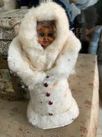 Kerst; antiek wattenpopje, Antiek en Kunst, Curiosa en Brocante, Ophalen of Verzenden