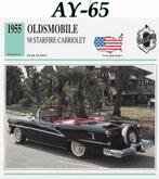 Ay65 autokaart oldsmobile 98 starfire cabriolet ( 1955 ), Ophalen of Verzenden, Zo goed als nieuw, Auto's