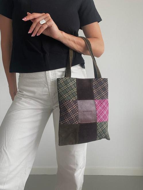 Originele Burberry ribstof tas, Sieraden, Tassen en Uiterlijk, Tassen | Schoudertassen, Gebruikt, Ophalen of Verzenden