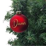 Kerstbal met naam rood, Diversen, Kerst, Kadoootje Kado&Deco, Nieuw, Ophalen of Verzenden, 5306AX