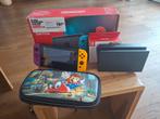 Switch V2 2019 incl accessoires, Ophalen of Verzenden, Zo goed als nieuw, Met 2 controllers, Switch 2019 Upgrade