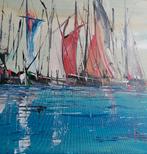 Mooi schilderij
zeilboten Gesingeerd, Antiek en Kunst, Ophalen